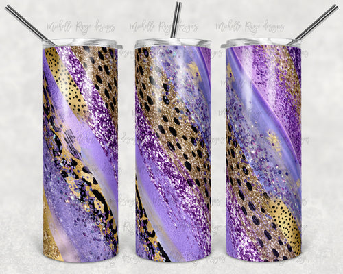 Leopard Purple Gold Milky Way