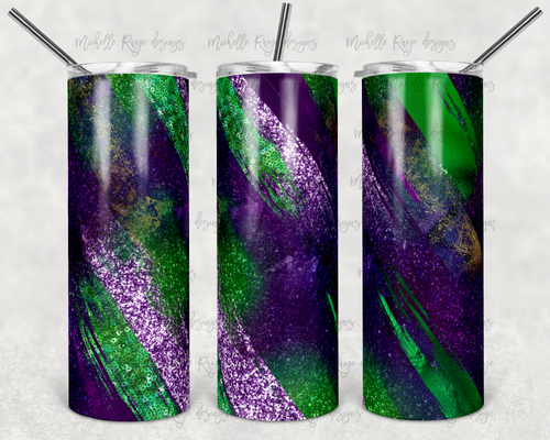 Purple and Green Glitter Milky Way