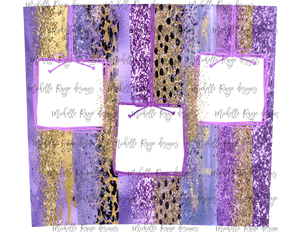 Purple Leopard Strokes with Pics