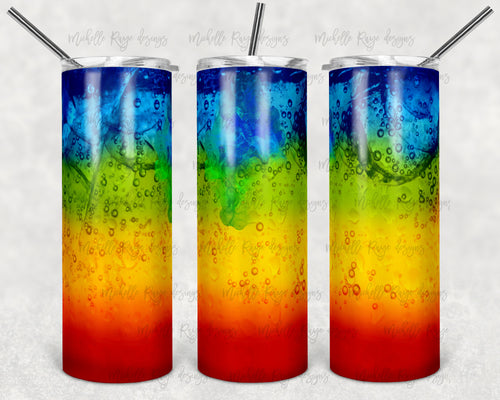 Alcohol summer drink Rainbow Drink