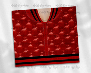 Girls Varsity Jacket Red and Black