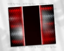 Load image into Gallery viewer, Red and Black Abstract Design with Black Blank