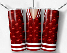 Load image into Gallery viewer, Girls Varsity Jacket Red and White