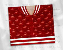 Load image into Gallery viewer, Girls Varsity Jacket Red and White