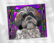 Load image into Gallery viewer, Shih-Tzu  Dog Stained Glass