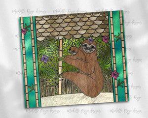 Stained Glass Sloth