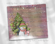 Load image into Gallery viewer, Christmas Snowman with Christmas Tree
