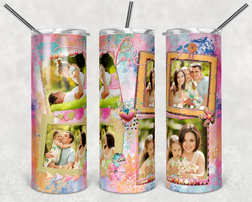 Spring Summer scrapbook page Love Place for Pictures