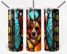 Load image into Gallery viewer, Corgi Stained Glass