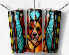 Load image into Gallery viewer, Corgi Stained Glass