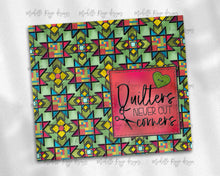 Load image into Gallery viewer, Christmas Quilt Stained Glass Quilter&#39;s Never Cut Corners