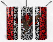 Load image into Gallery viewer, Eagle Canadian Flag Stained Glass