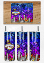 Load image into Gallery viewer, Las Vegas strip Stained Glass