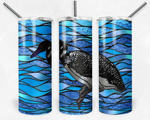 Load image into Gallery viewer, Loon Bird Stained Glass