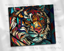 Load image into Gallery viewer, Tiger Stained Glass