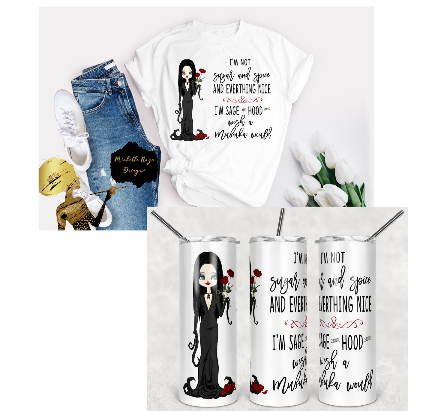 Sugar and Spice Shirt and Tumbler Bundle