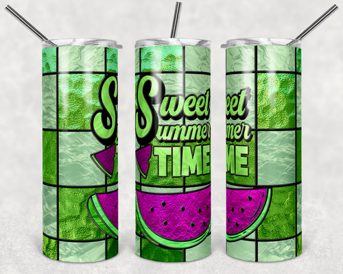 Sweet Summer Time Watermelon Stained Glass