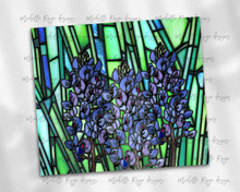 Load image into Gallery viewer, Texas Bluebonnets Stained Glass
