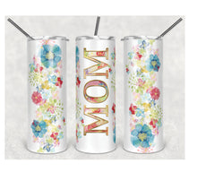 Load image into Gallery viewer, Transparent Flowers Blank with Mom and Grandmom PNG Overlays