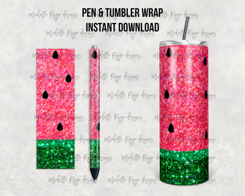 Watermelon Glitter Combo
