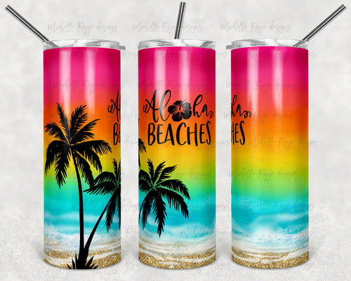 Bright Rainbow Beach Waves 