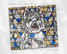 Load image into Gallery viewer, West Highland White Terrier Dog Stained Glass