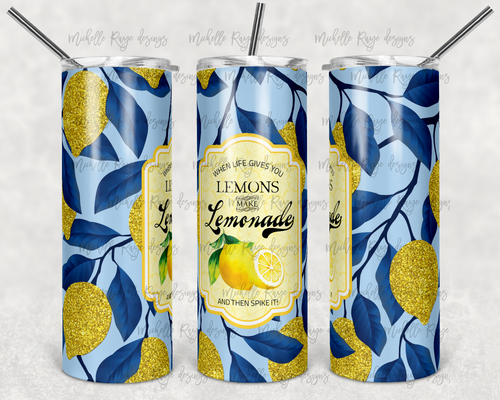 When Life Gives You Lemons, Make Lemonade and Then Spike It with Blue Sky and Yellow Glitter Lemons