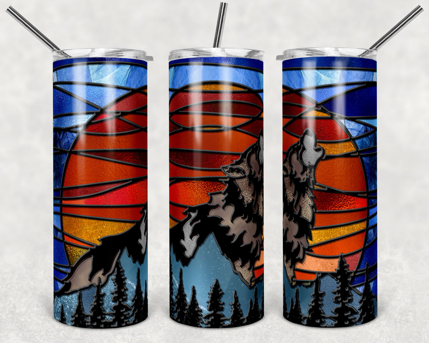 Wolf Mountain Stained Glass
