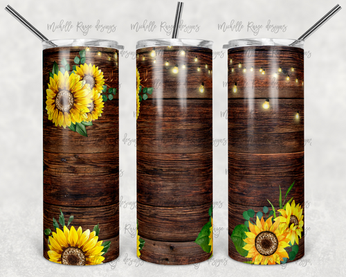 Wood sunflower  rustic (Place to add name)